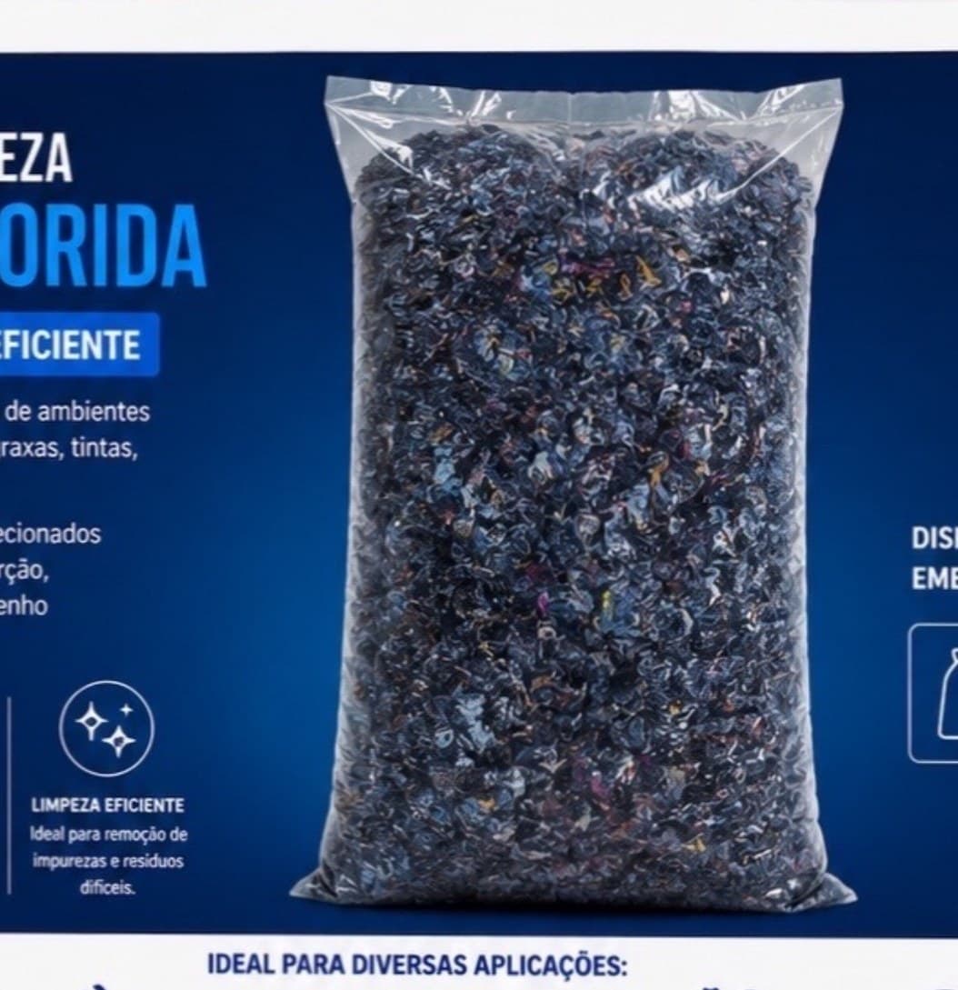 Estopa de Limpeza Azul Colorida 10kg — Bravus
