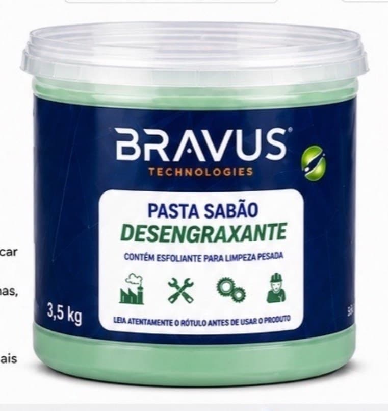 Pasta Sabão Desengraxante — Bravus