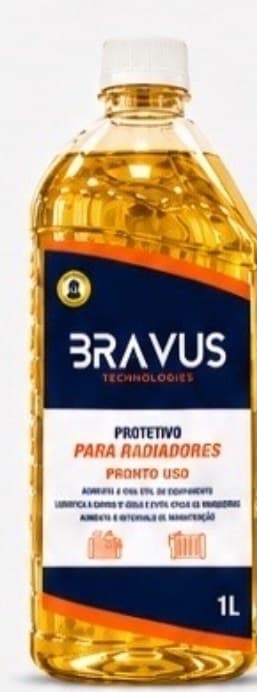 Protetivo para Radiadores Pronto Uso — Amarelo 1L — Bravus