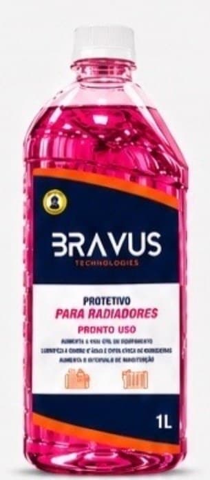 Protetivo para Radiadores Pronto Uso — Rosa 1L — Bravus